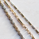 Bicolor gouden armband met Zirkonia 1,9mm breed