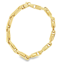 Geelgouden armband Fantasie 5,3mm breed