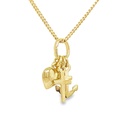 Geelgouden hanger Geloof, Hoop en Liefde