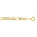 Yellow gold bracelet Fantasy 19CM