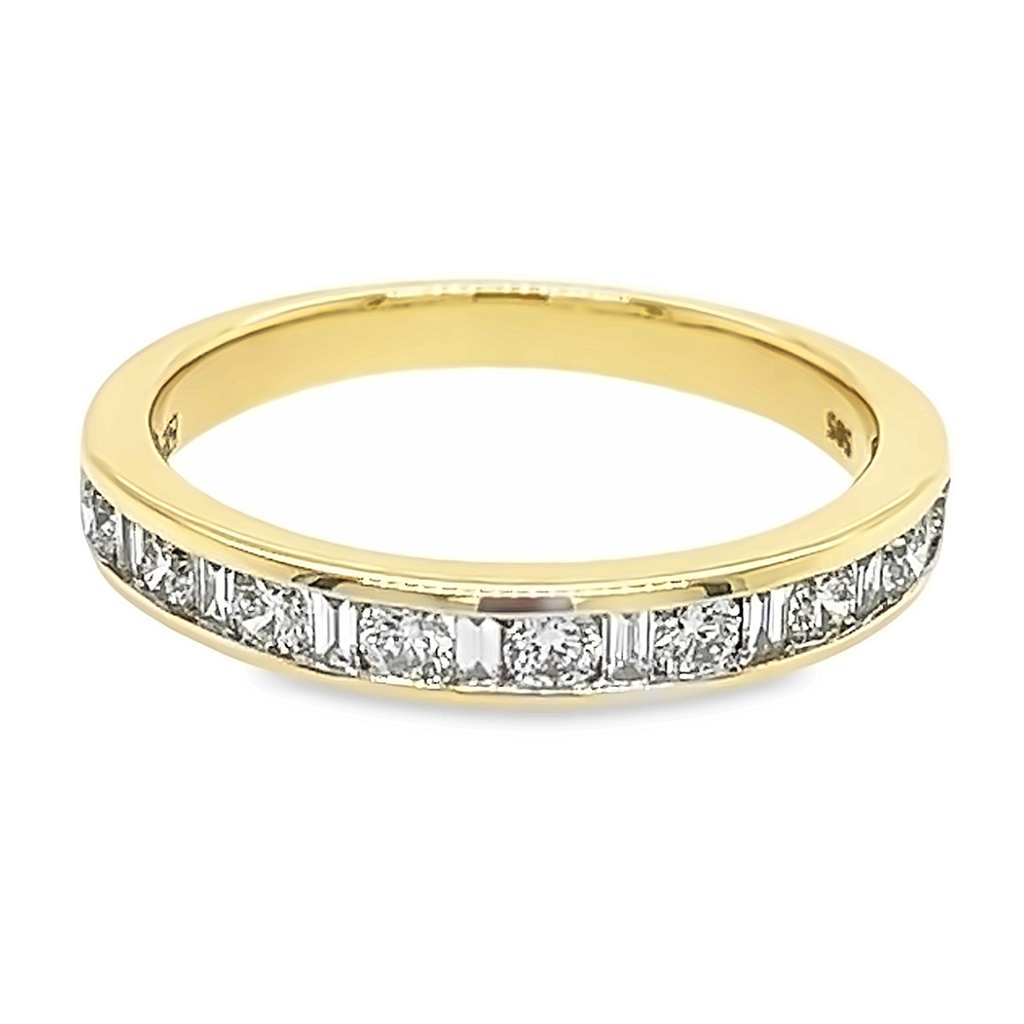 Yellow gold ring with 0.50 carat Diamond SI/H
