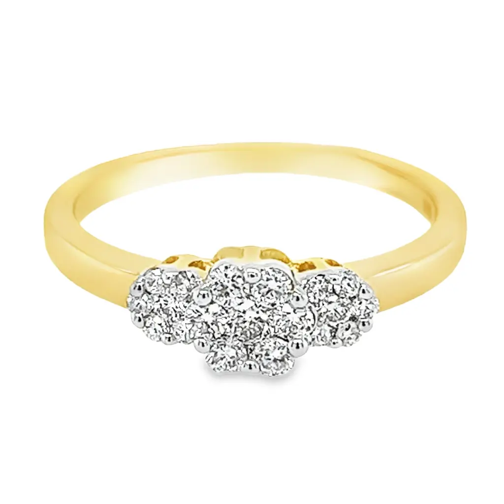 [GRE1464-50] Geelgouden ring met 0,30ct Diamant (16 / 50)