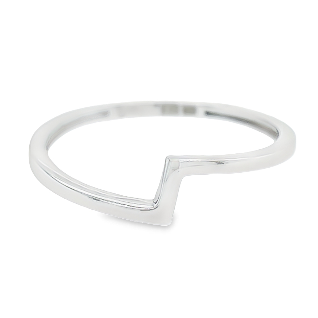 Witgouden ring Fantasie