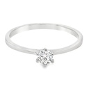 White gold Solitaire ring with Diamond 0.20 carats