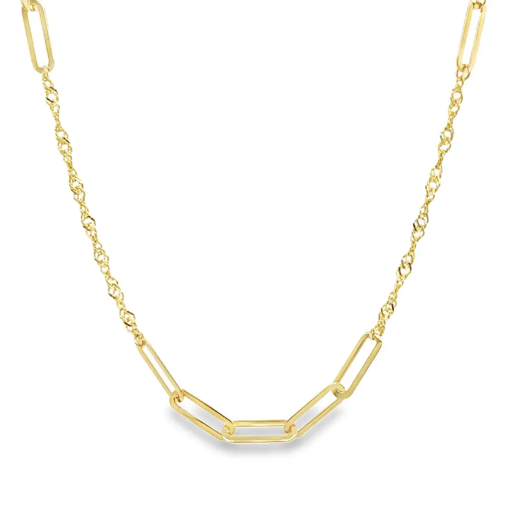 [GC2364] Geelgouden collier Fantasie Singapore