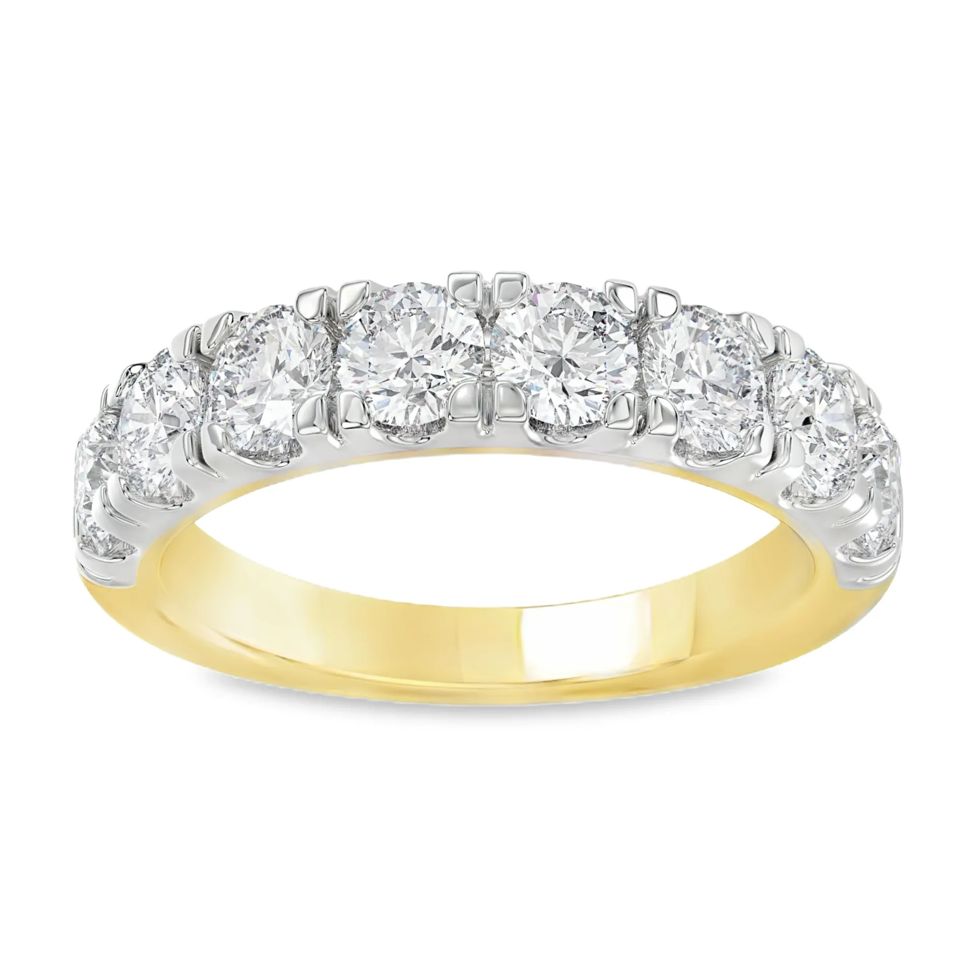 Geelgouden ring met 2,00ct Labgrown diamant