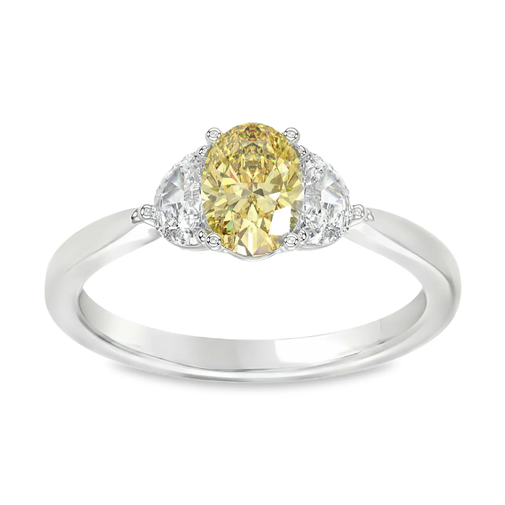 Witgouden ring 1,65ct Labgrown diamant