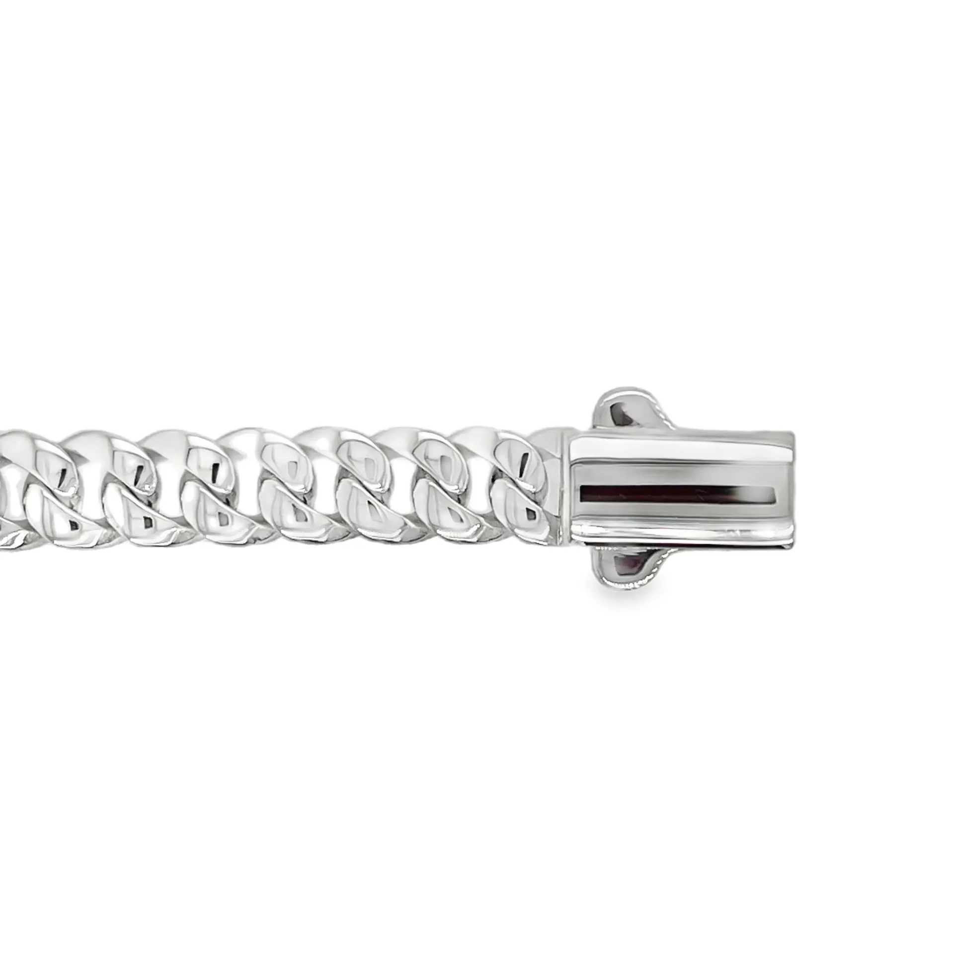 [ZA2623-21] Zilveren gepolijste armband 7 mm - 21 cm