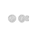 Witgouden oorstekers met 0,55ct Labgrown diamant