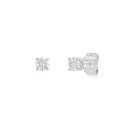 Witgouden oorstekers met 0,30ct Labgrown diamant