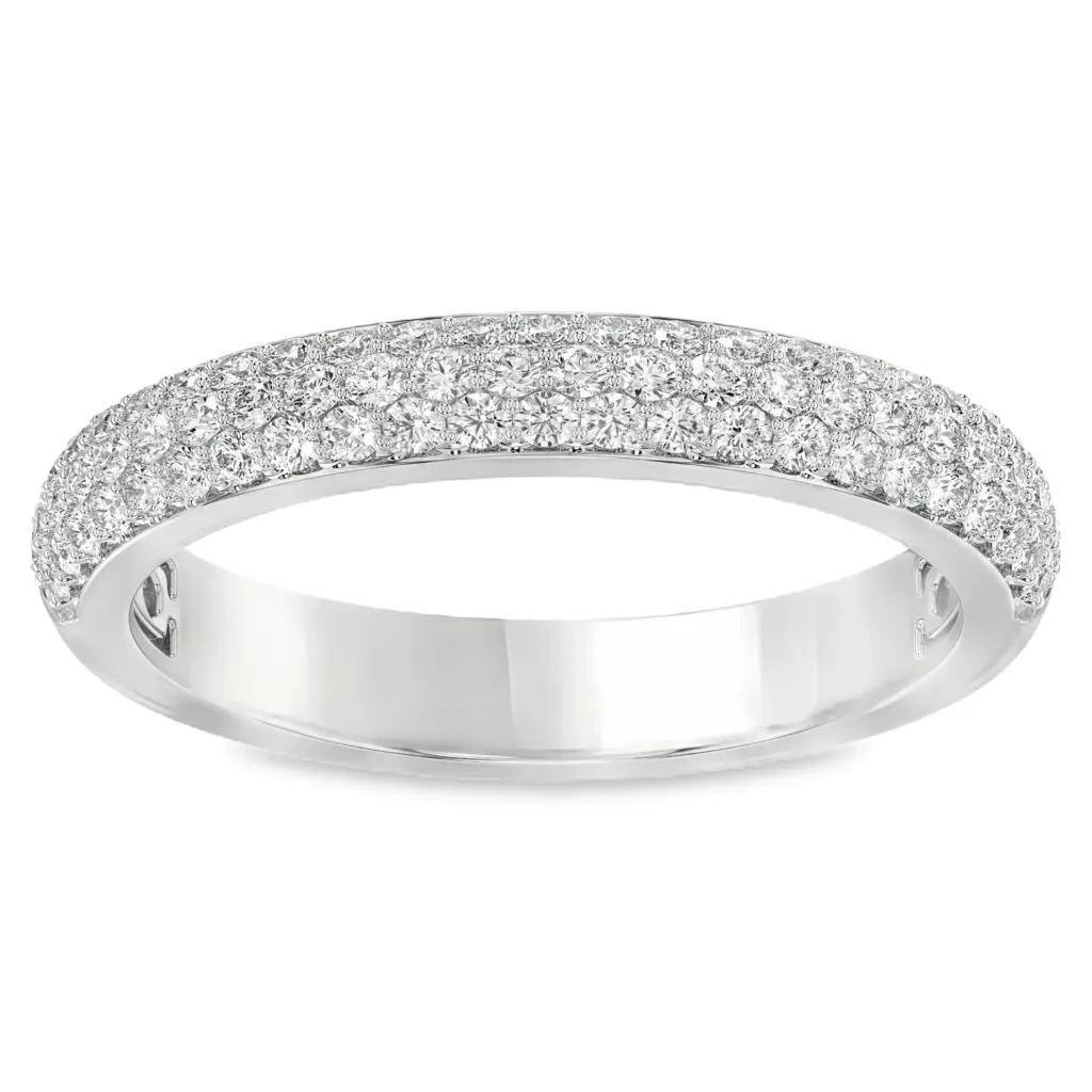 [WRL2464-52] Witgouden ring met 0,50ct Labgrown diamant (16,5 / 52)