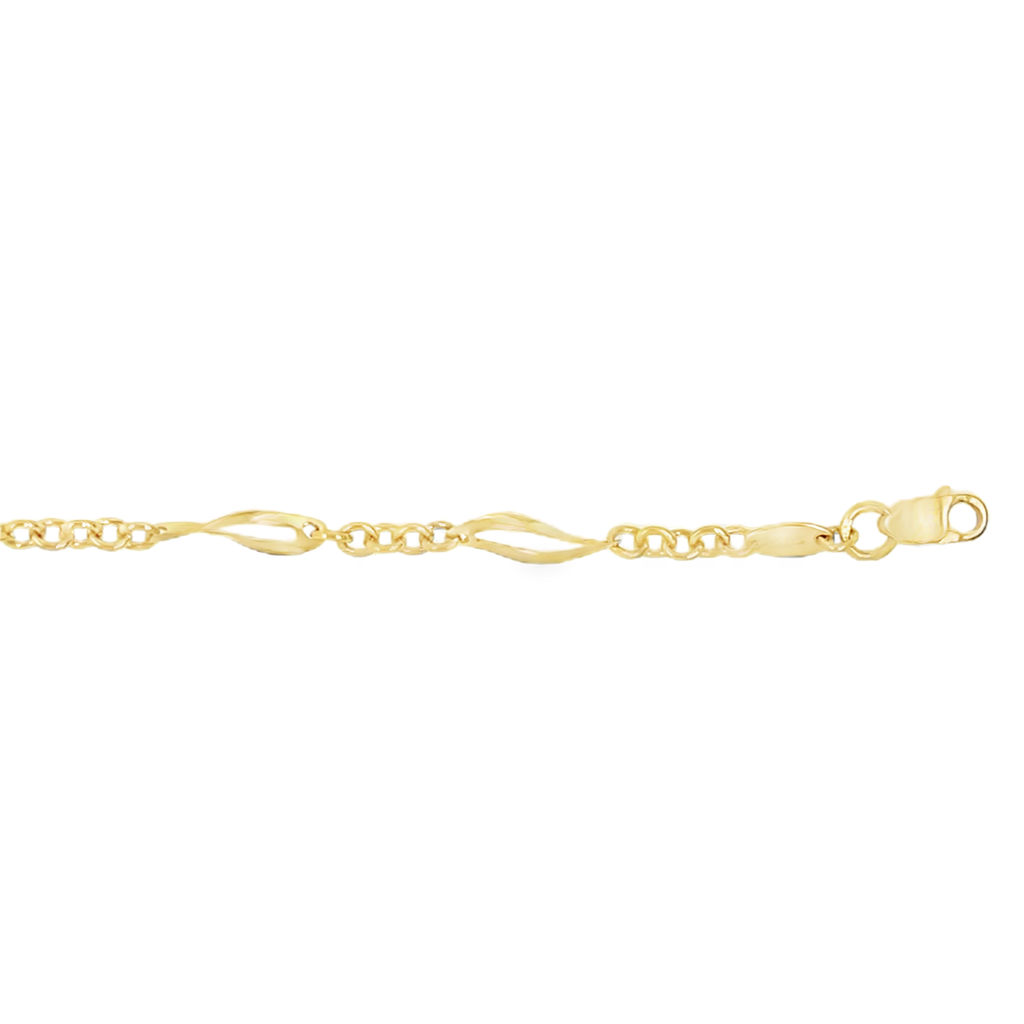 Geelgouden armband Fantasie