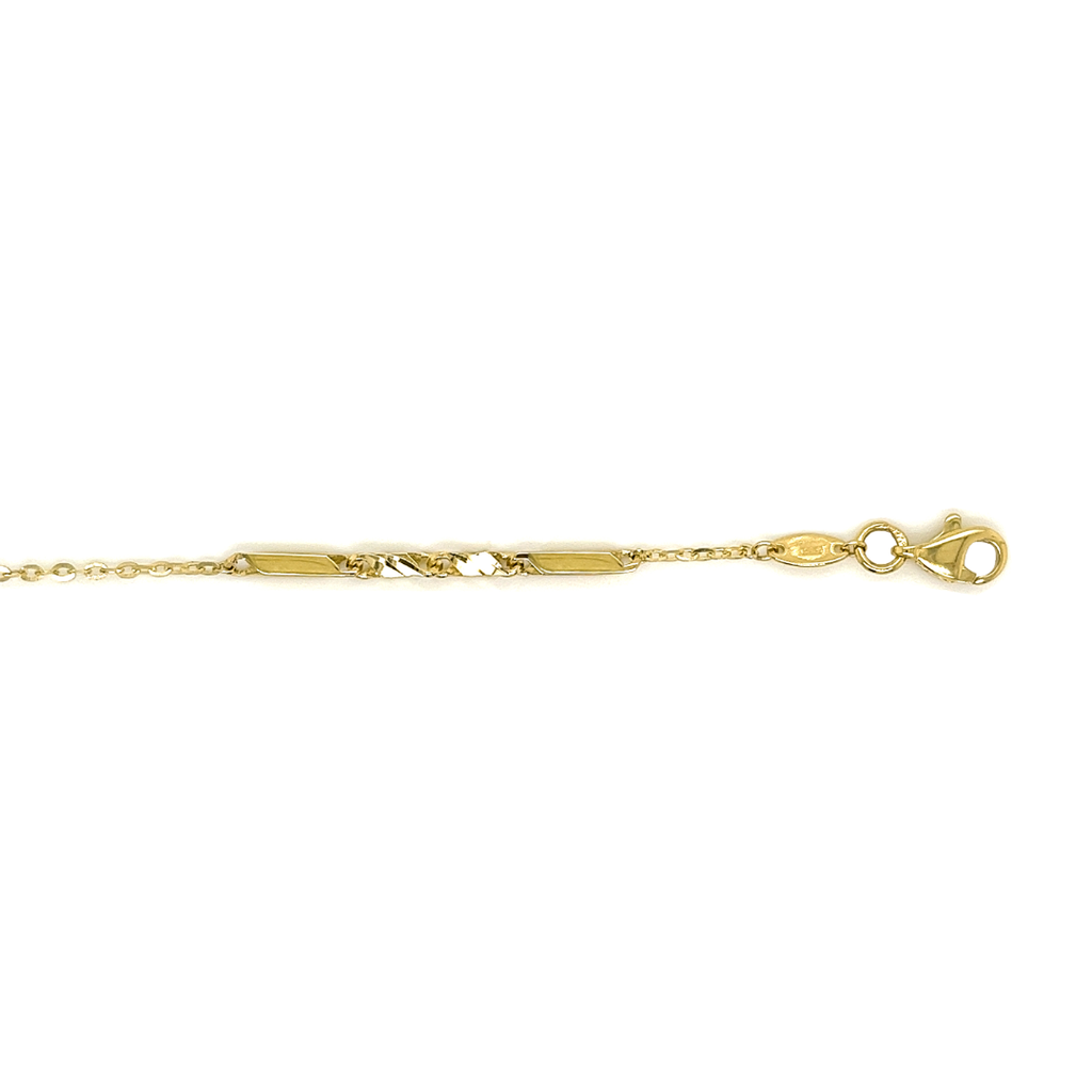 Geelgouden armband Fantasie