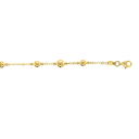 Yellow gold bracelet Fantasy with Balls