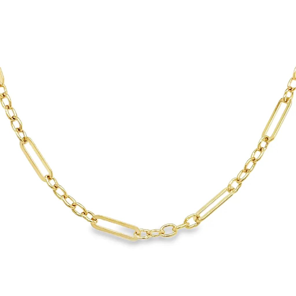 Yellow gold necklace Fantasy