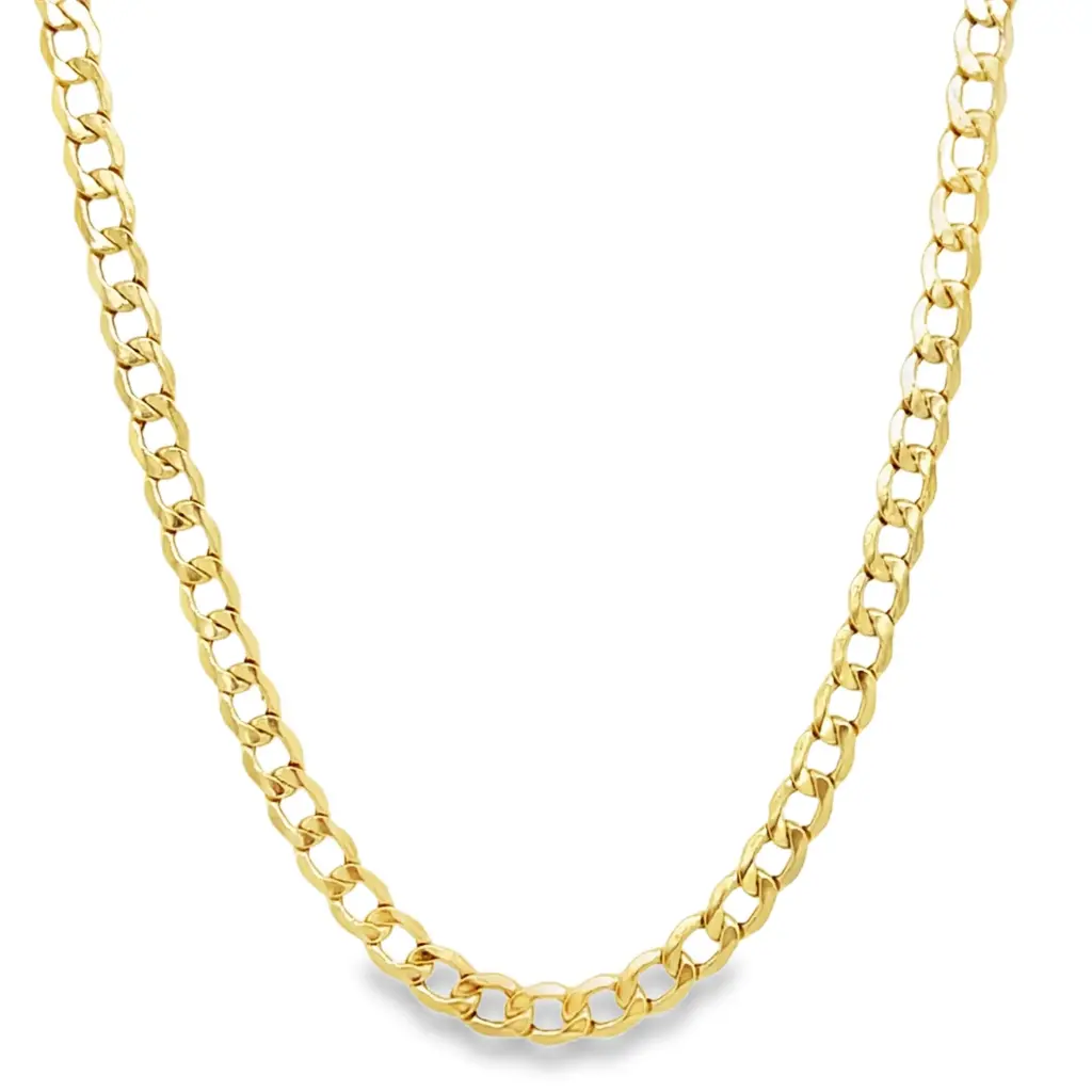 Yellow gold necklace