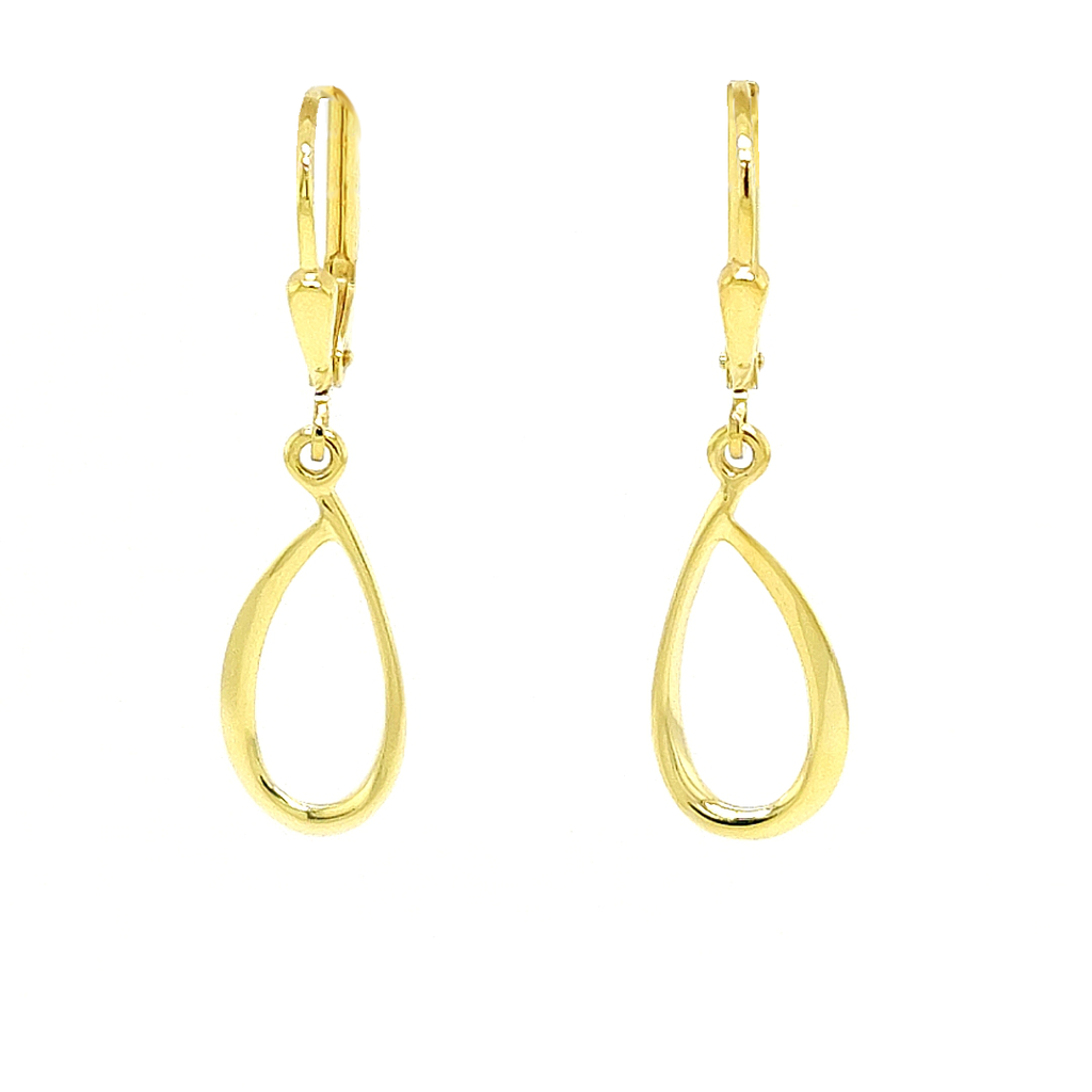Yellow gold earrings Fantasy
