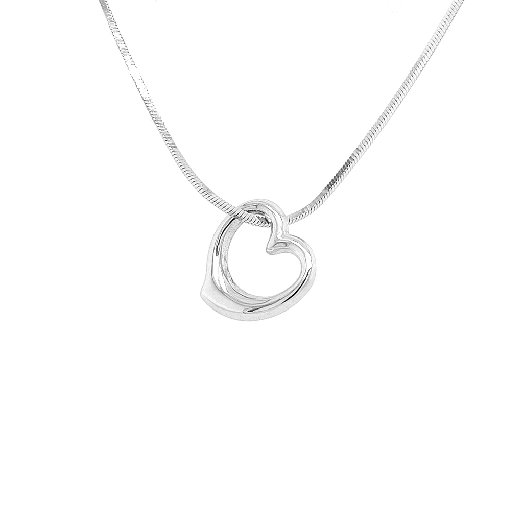 White gold pendant Fantasy Heart
