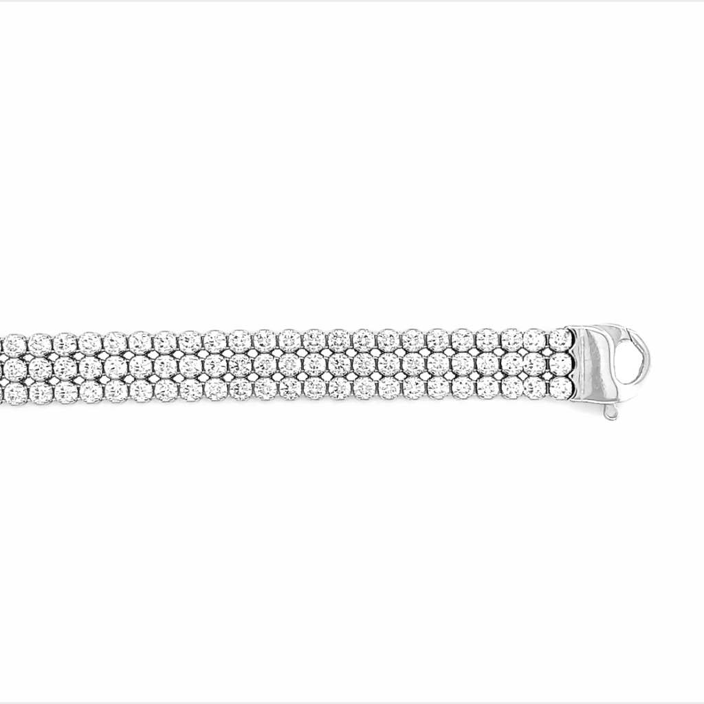 Zilveren tennisarmband met Zirkonia