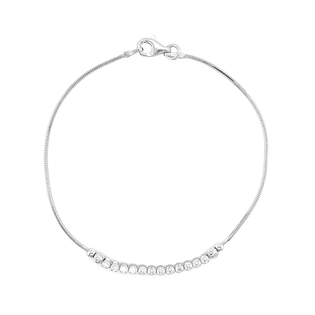 Zilveren armband met Zirkonia