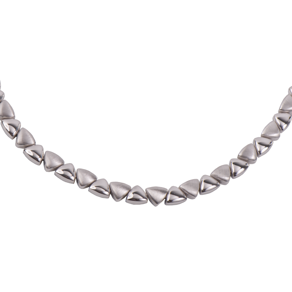 Silver necklace Matte/ Gloss