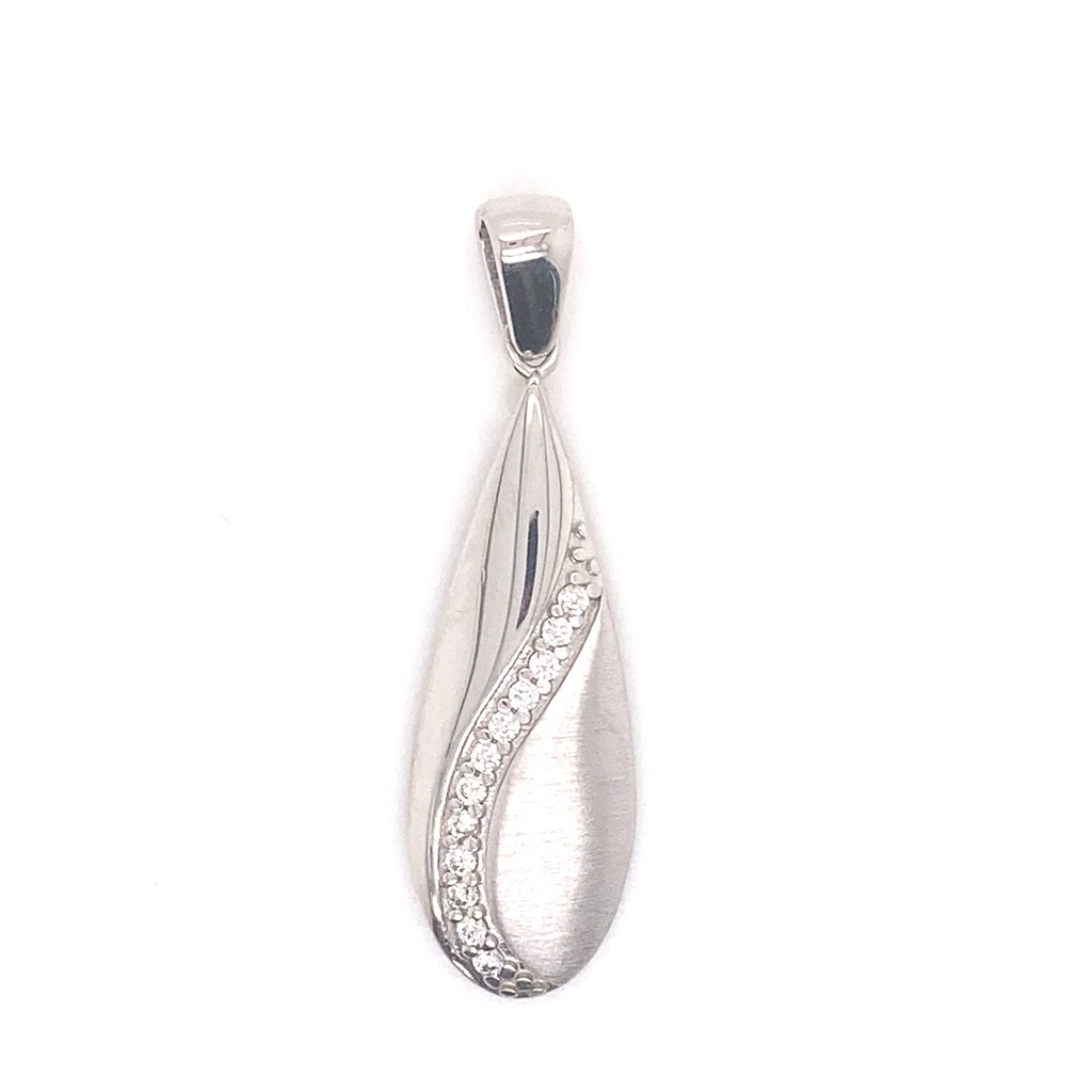 [ZH1894] Silver pendant Fantasy with Zirconia stones