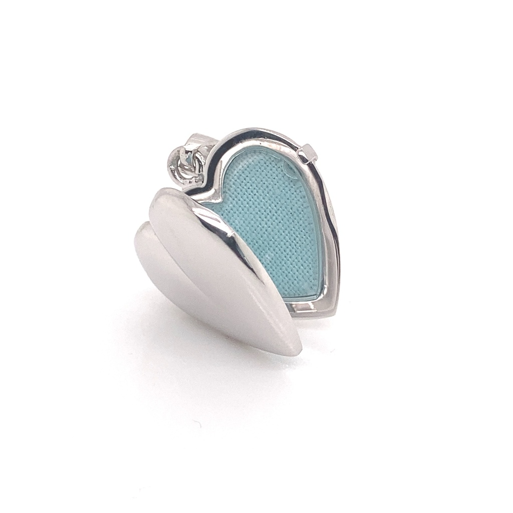[ZH1905] Silver pendant Locket 20.5mm wide