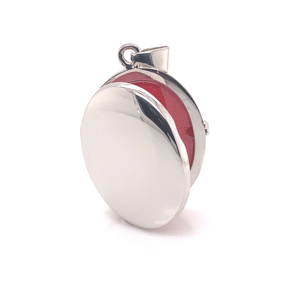 Silver pendant Locket 22mm wide