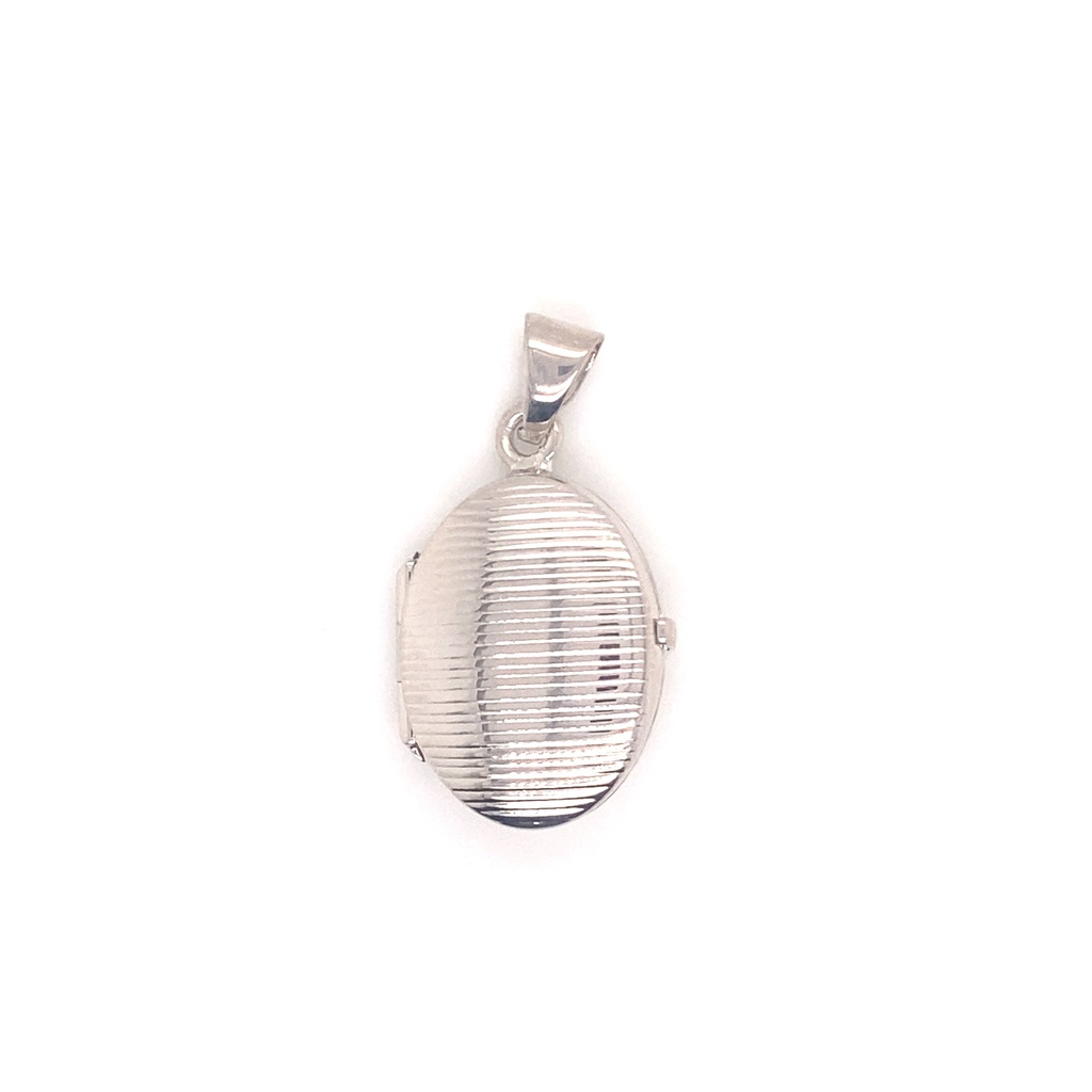 Silver pendant Locket 16.5mm wide