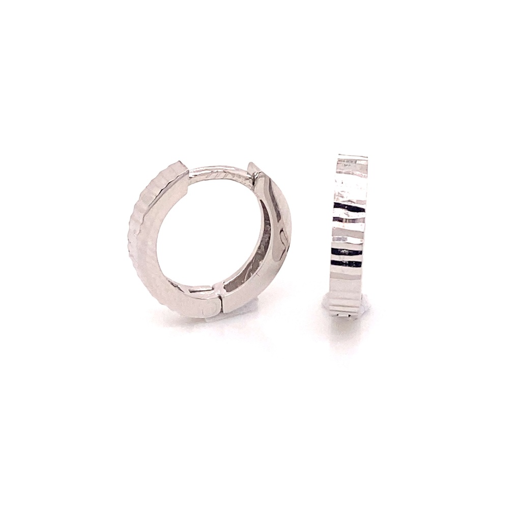 Silver Hoop Earrings Fantasy