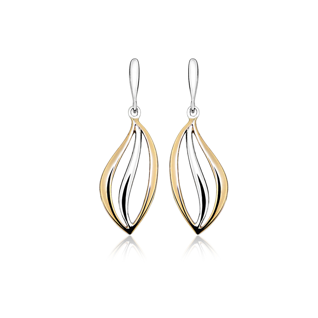 [ZOH1617] O012 RosÈ silver earrings Fantasy