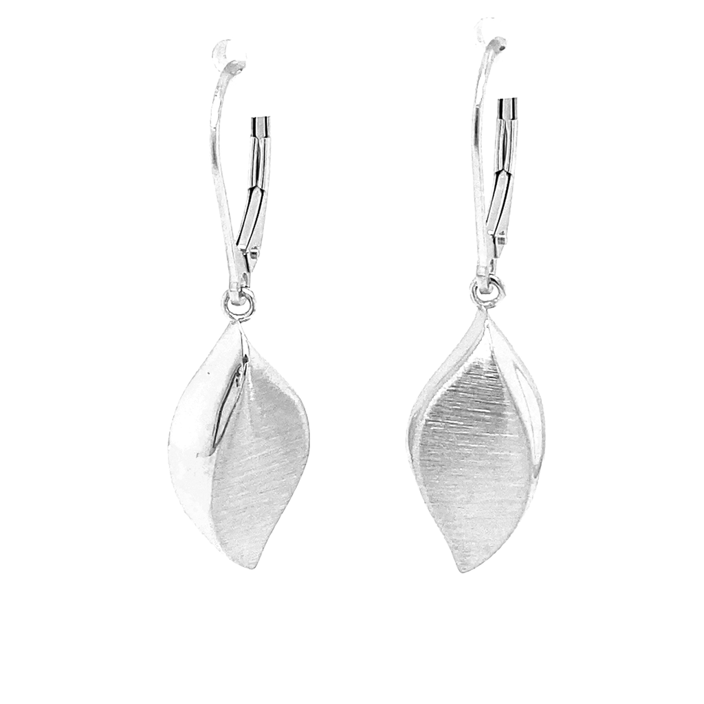 Silver earrings Fantasy Matte/Gloss