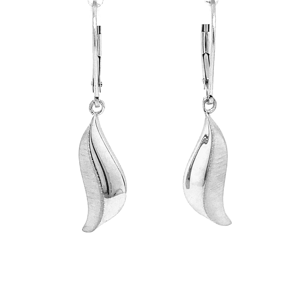 Silver earrings Fantasy Matte/Gloss