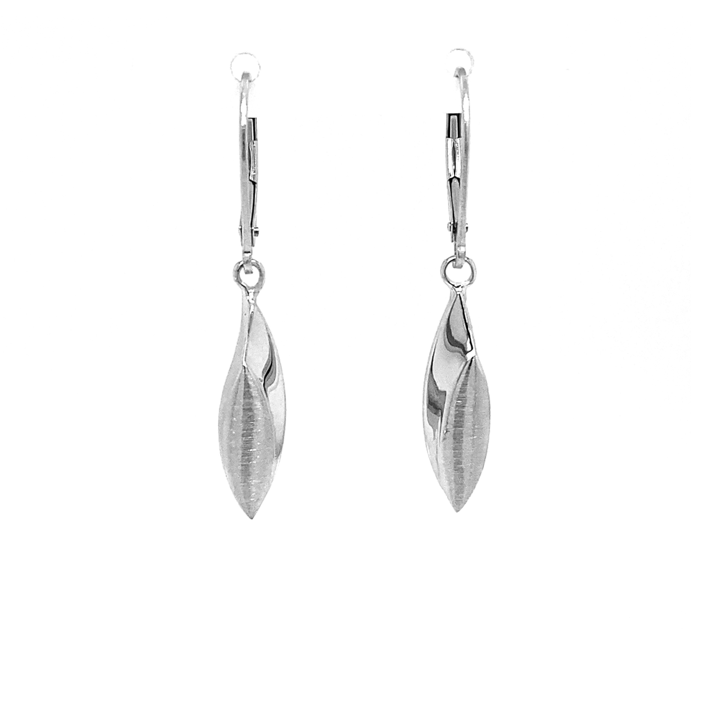 Silver earrings Fantasy Matte/Gloss