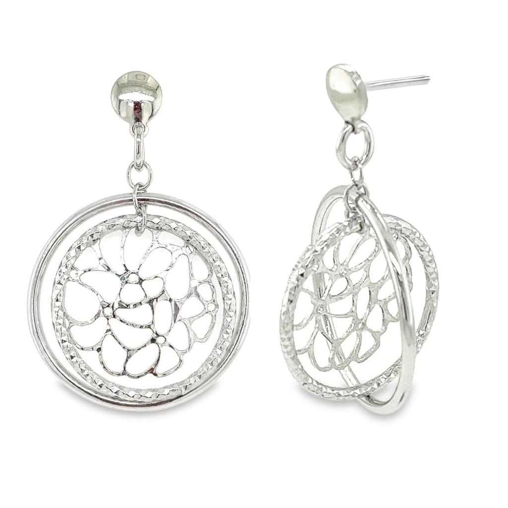 Silver earrings Fantasy