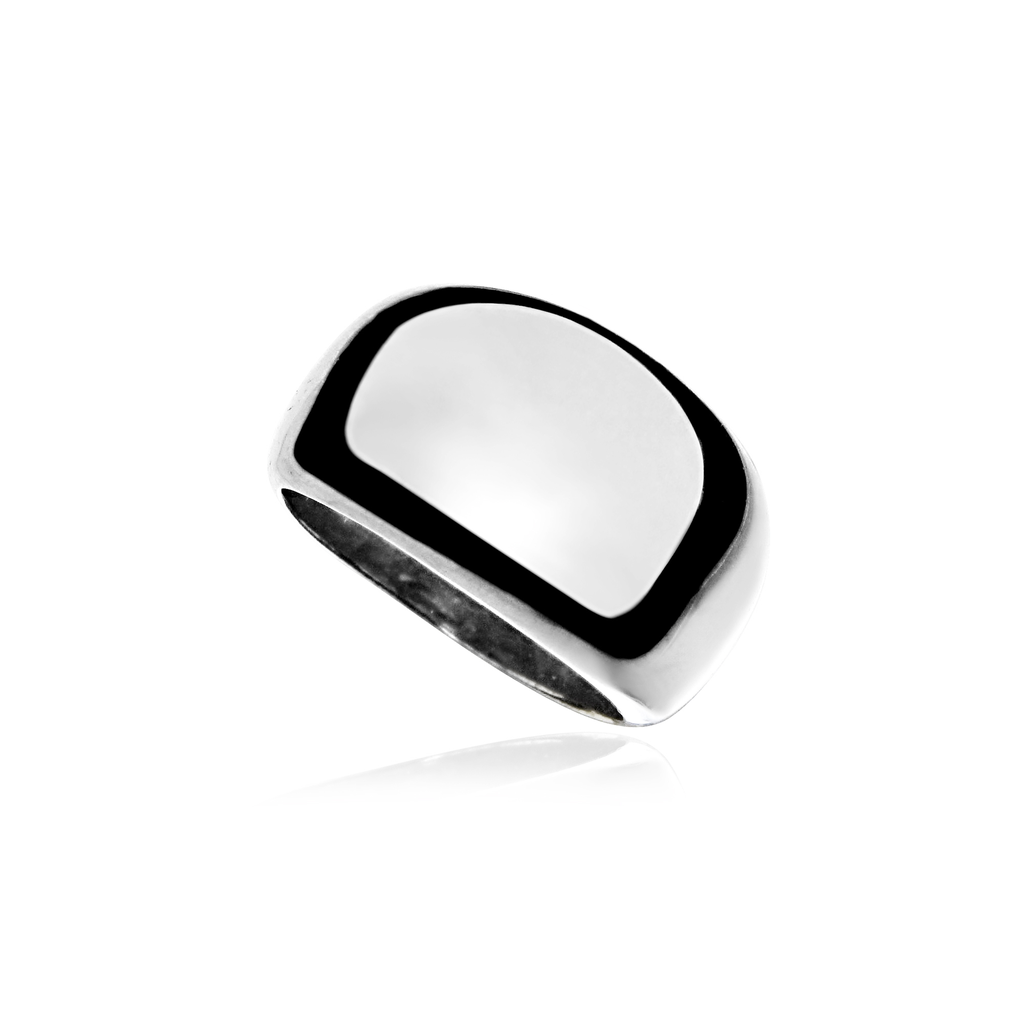 R003 Silver ring Modern size 17