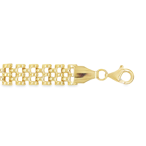 [GA2261] Geelgouden armband rolexschakel