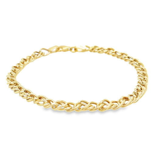 [GA2262] Geelgouden armband Fantasie schakel