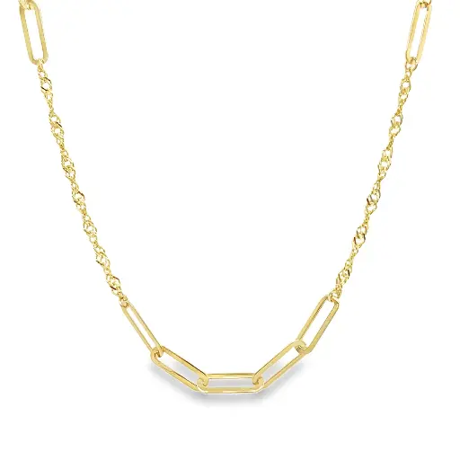 [GC2364] Geelgouden collier Fantasie Singapore