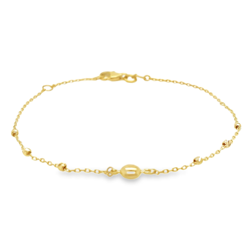 [GA0260] Geelgouden armband Fantasie