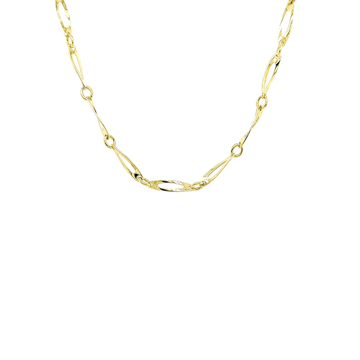 [GC0243] Geelgouden collier Fantasie
