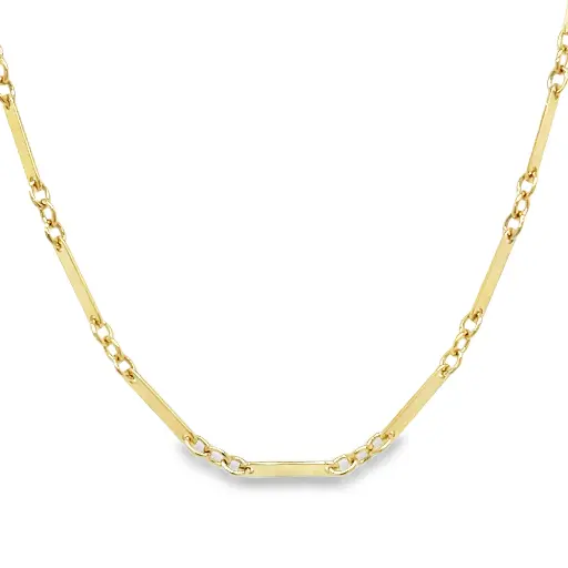 [GC0255] Geelgouden collier Fantasie