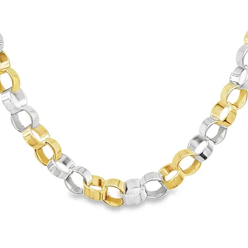 [GC0258] Bicolor gouden collier