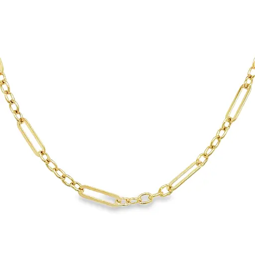 [GC0261] Geelgouden collier Fantasie