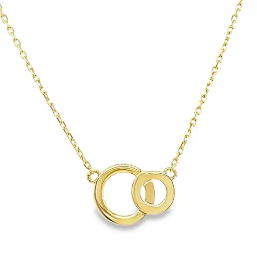 [GC0346] Geelgouden collier Fantasie