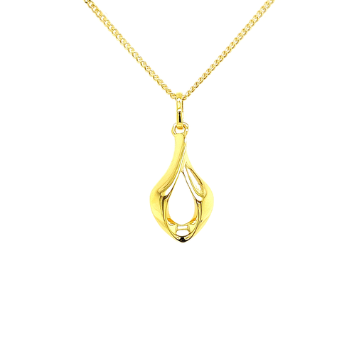 [GH0580] Yellow gold pendant Fantasy