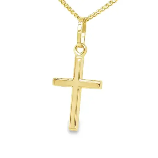 [GH0589] Yellow Gold Cross Pendant
