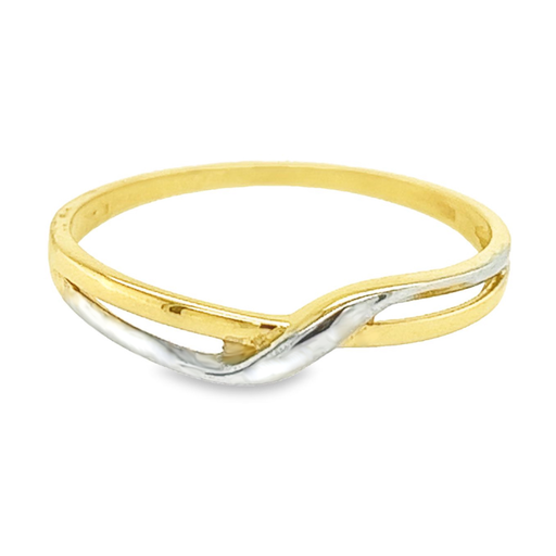 Bicolor gold ring Fantasy