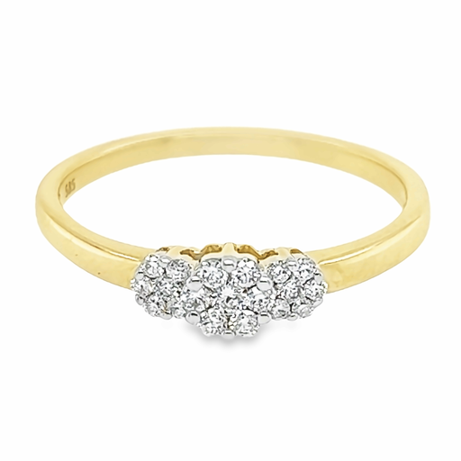 Yellow gold ring with Diamond 0.20 carats