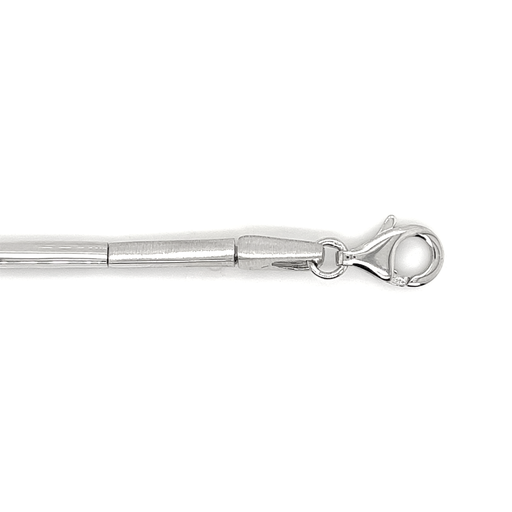 [ZA1728] Silver matte/gloss link bracelet